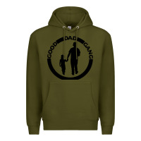 Army Green good dad gang Premium Hoodie - artisFamous