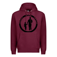 Burgundy good dad gang Premium Hoodie - artisFamous
