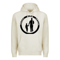 Oatmeal Heather good dad gang Premium Hoodie - artisFamous
