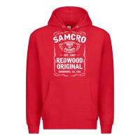 Red samcro redwood original Premium Hoodie - artisFamous