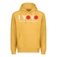 Mustard funny yoyo Premium Hoodie - artisFamous