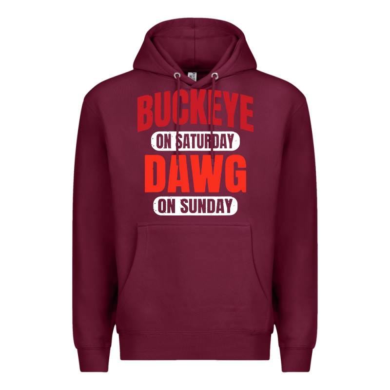 Buckeye On Saturday Premium Hoodie by artisFamous | Teevron