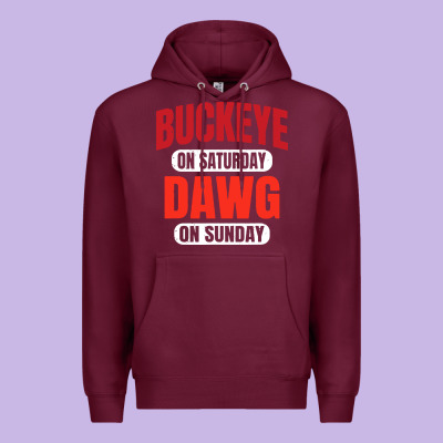 Buckeye On Saturday Premium Hoodie Designed By Artisfamous