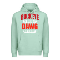 Seafoam buckeye on saturday Premium Hoodie - artisFamous