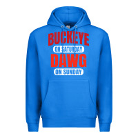 True Royal buckeye on saturday Premium Hoodie - artisFamous