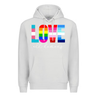Dove Grey lgbt pride rainbow love lgbtq pride Premium Hoodie - artisFamous
