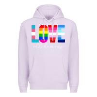 Lilac lgbt pride rainbow love lgbtq pride Premium Hoodie - artisFamous