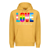 Mustard lgbt pride rainbow love lgbtq pride Premium Hoodie - artisFamous