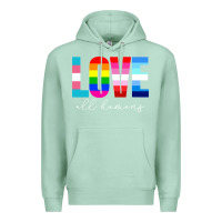 Seafoam lgbt pride rainbow love lgbtq pride Premium Hoodie - artisFamous