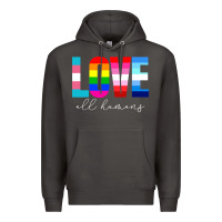 Smoke lgbt pride rainbow love lgbtq pride Premium Hoodie - artisFamous