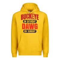 Lemon buckeye on saturday Premium Hoodie - artisFamous