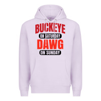 Lilac buckeye on saturday Premium Hoodie - artisFamous