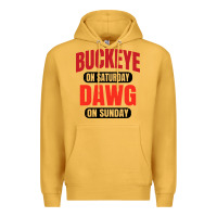 Buckeye On Saturday Premium Hoodie | Teevron