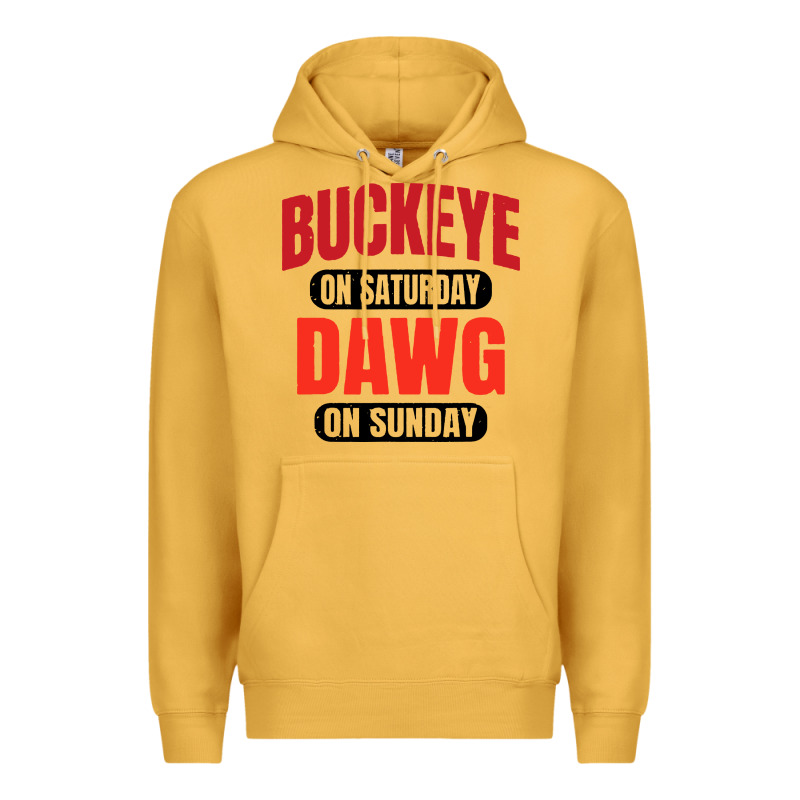Buckeye On Saturday Premium Hoodie by artisFamous | Teevron