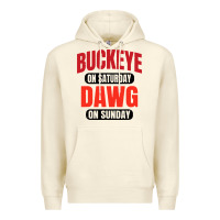 Sandshell buckeye on saturday Premium Hoodie - artisFamous
