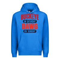 True Royal buckeye on saturday Premium Hoodie - artisFamous