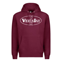 Burgundy vee jay records Premium Hoodie - artisFamous