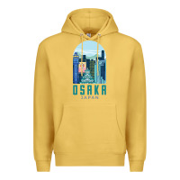 Antique Gold Osaka Japan Premium Hoodie - artisFamous