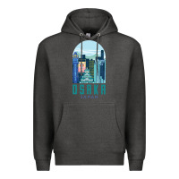 Charcoal Heather Osaka Japan Premium Hoodie - artisFamous