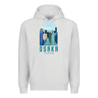 Dove Grey Osaka Japan Premium Hoodie - artisFamous
