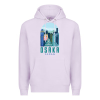Lilac Osaka Japan Premium Hoodie - artisFamous