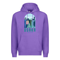 Purple Osaka Japan Premium Hoodie - artisFamous