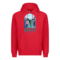 Red Osaka Japan Premium Hoodie - artisFamous