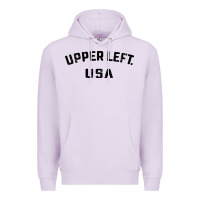 Lilac upper left usa Premium Hoodie - artisFamous