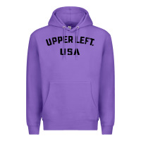 Purple upper left usa Premium Hoodie - artisFamous