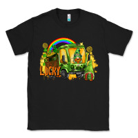 Black lucky gnomes truck St. Patrick's Day Classic Tee - FaDigitalArtStudio