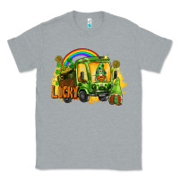 Heather Grey lucky gnomes truck St. Patrick's Day Classic Tee - FaDigitalArtStudio