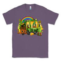 Lavender lucky gnomes truck St. Patrick's Day Classic Tee - FaDigitalArtStudio