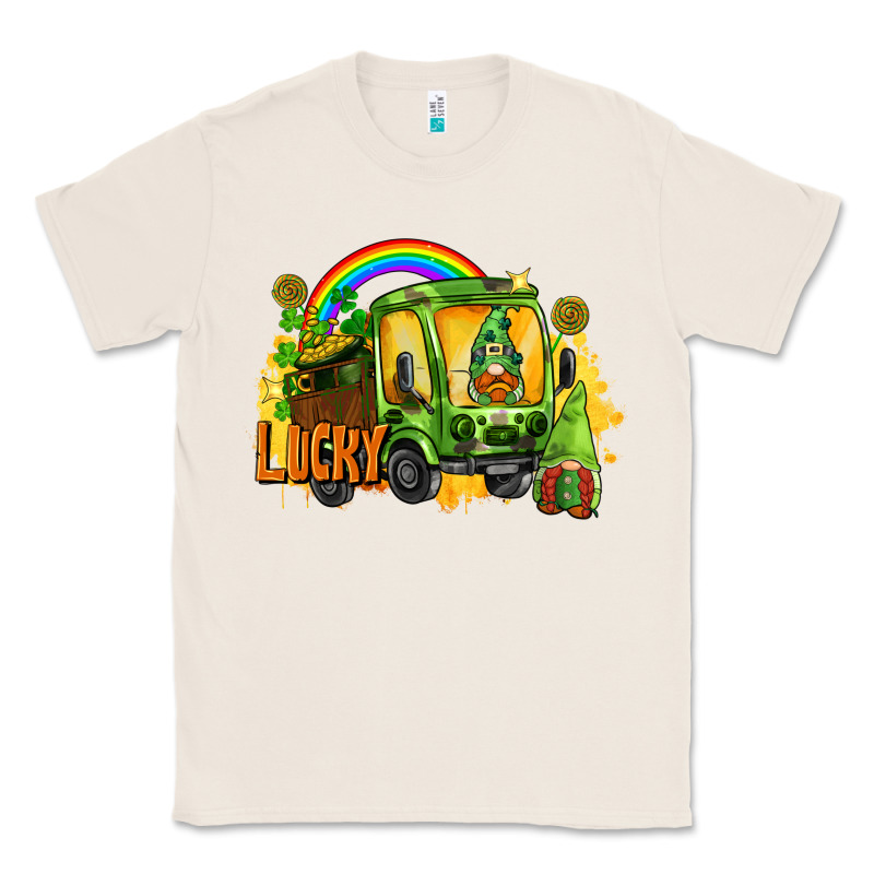 Lucky Gnomes Truck St. Patrick's Day Classic Tee by FaDigitalArtStudio | Teevron