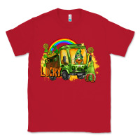 Red lucky gnomes truck St. Patrick's Day Classic Tee - FaDigitalArtStudio