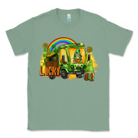 Sage lucky gnomes truck St. Patrick's Day Classic Tee - FaDigitalArtStudio