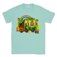 Seafoam lucky gnomes truck St. Patrick's Day Classic Tee - FaDigitalArtStudio