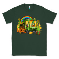 Sports Green lucky gnomes truck St. Patrick's Day Classic Tee - FaDigitalArtStudio