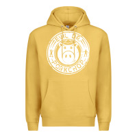 Antique Gold evil dr porkchop Premium Hoodie - artisFamous