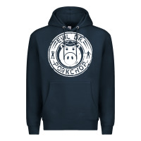 Navy evil dr porkchop Premium Hoodie - artisFamous