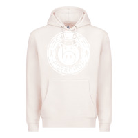Pale Pink evil dr porkchop Premium Hoodie - artisFamous