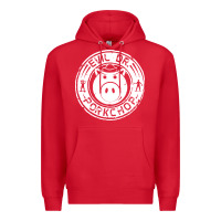 Red evil dr porkchop Premium Hoodie - artisFamous