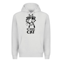 Dove Grey fat freddys cat Premium Hoodie - artisFamous