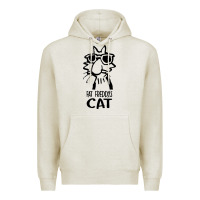 Oatmeal Heather fat freddys cat Premium Hoodie - artisFamous
