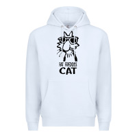 White fat freddys cat Premium Hoodie - artisFamous