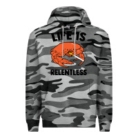 Slate Camo crab life is relentless Premium Hoodie - artisFamous