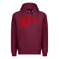 Burgundy epic records Premium Hoodie - artisFamous