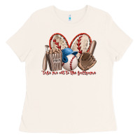 Bone take me out to the ballgame Ladies Tee - RacoonDesign