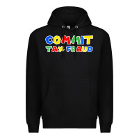 Black commit tax fraud Premium Hoodie - artisFamous