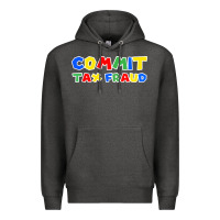 Charcoal Heather commit tax fraud Premium Hoodie - artisFamous