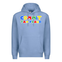 Colony Blue commit tax fraud Premium Hoodie - artisFamous